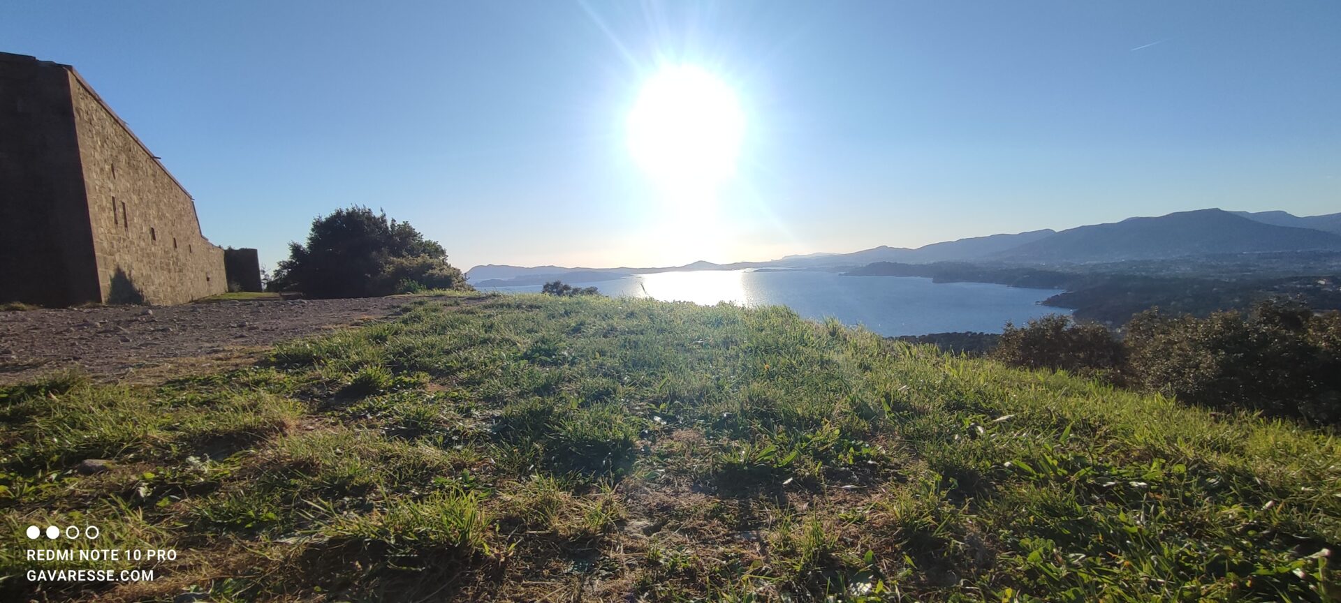 vue depuis le fortin de la Gavaresse, Le Pradet