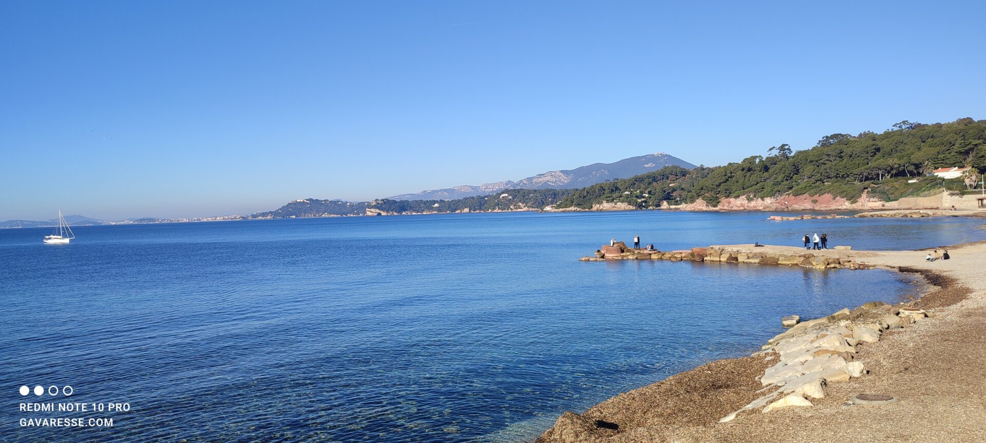 Randonnée palmée dans la baie de la Garonne au Pradet